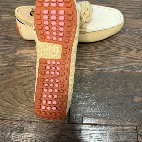 Rothy's Women's The Braid Driver loafers in Cappuccino. - Picture 7 of 12